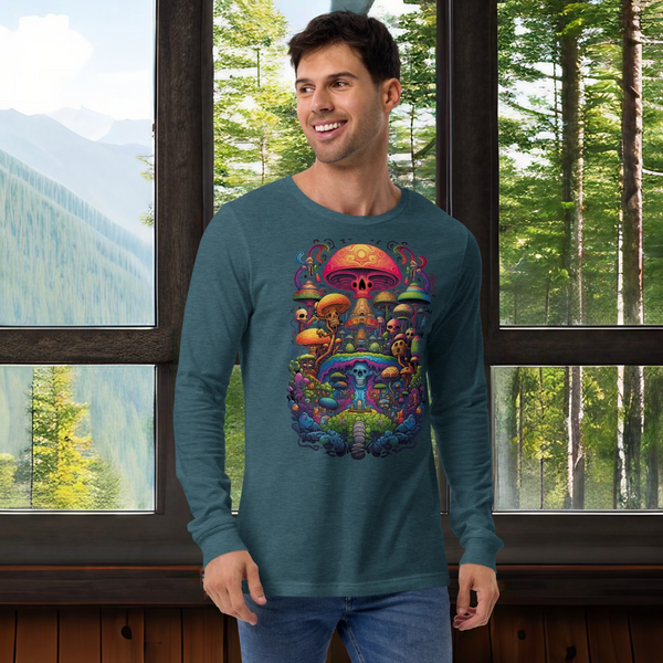 Magic Mushrooms Long Sleeve T-Shirts